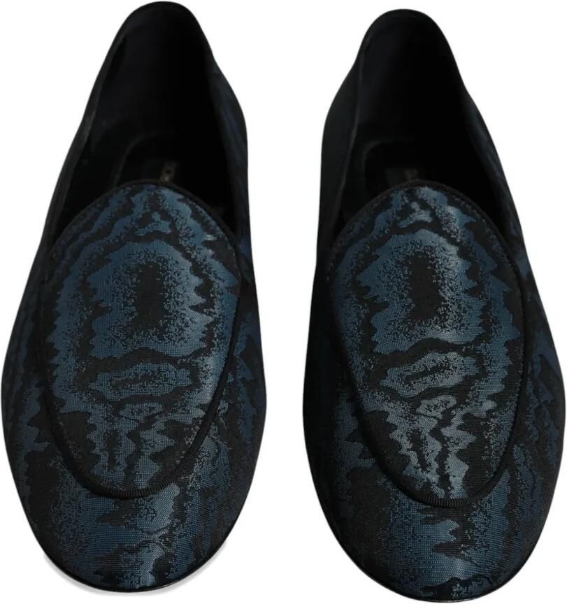 Dolce & Gabbana Caravaggio stoffen loafers met print Blauw - Foto 2