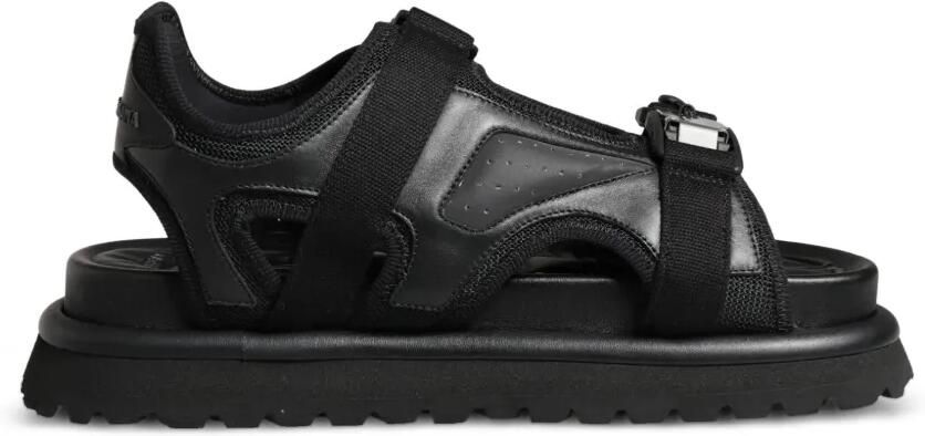 Dolce & Gabbana Chunky sandalen met logodetail Zwart