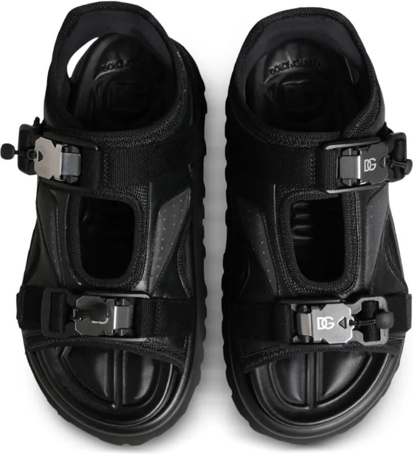 Dolce & Gabbana Chunky sandalen met logodetail Zwart - Foto 2