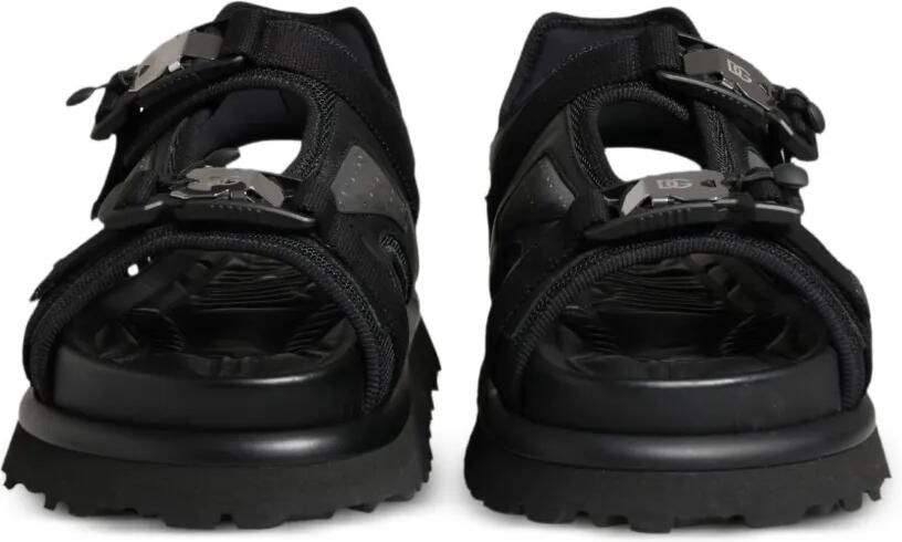Dolce & Gabbana Chunky sandalen met logodetail Zwart - Foto 3