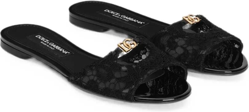 Dolce & Gabbana Ciabatta platte slippers Zwart - Foto 3