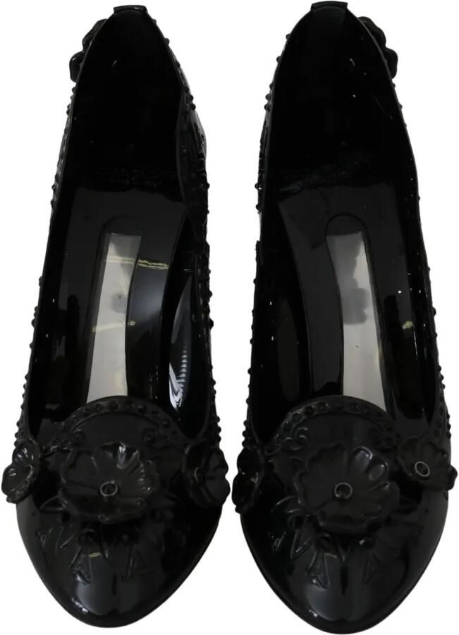 Dolce & Gabbana Cinderella pumps verfraaid met bloemen Zwart - Foto 3