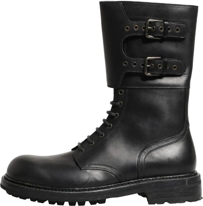 Dolce & Gabbana Combat boots met gesp Zwart