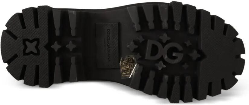Dolce & Gabbana Combat laarzen met studs Zwart - Foto 5