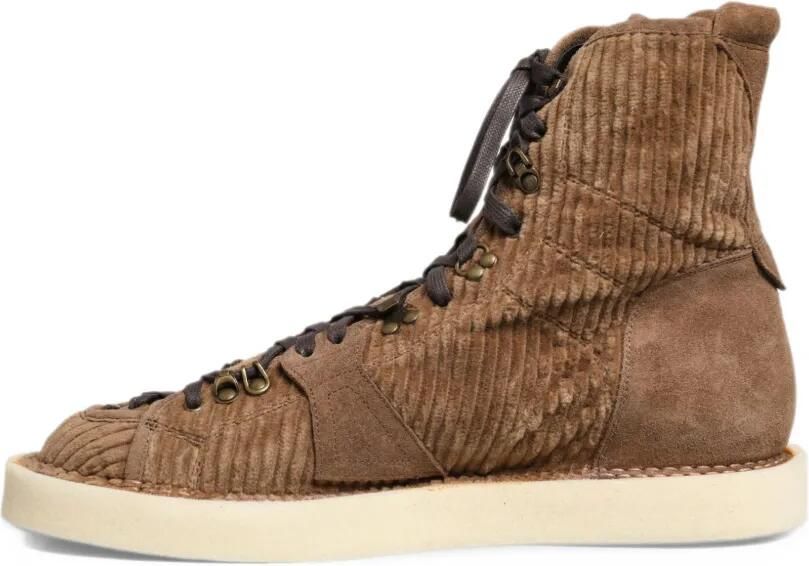 Dolce & Gabbana corduroy panelled boots Bruin - Foto 5
