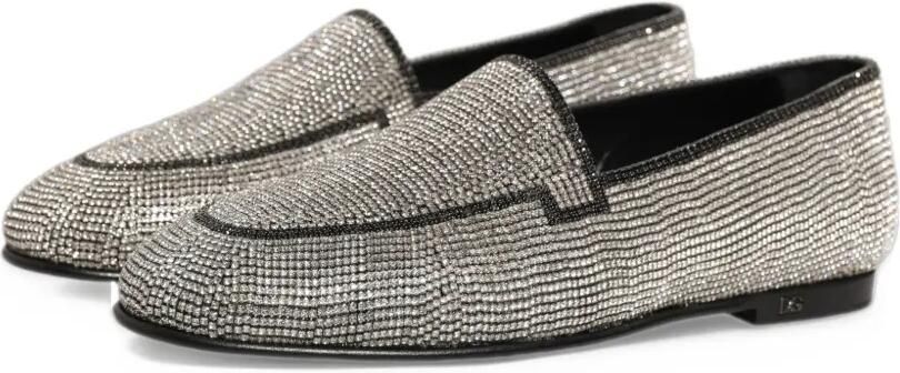 Dolce & Gabbana crystal-embellished loafers Zilver - Foto 5