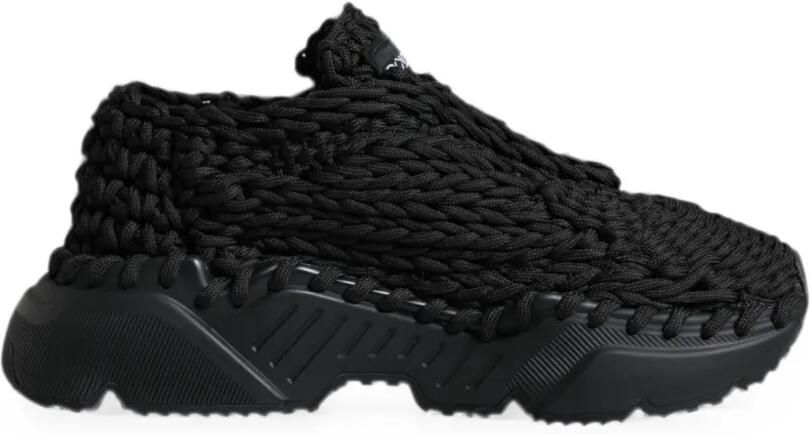 Dolce & Gabbana Daymaster gebreide sneakers Zwart