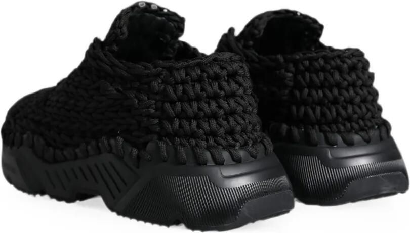 Dolce & Gabbana Daymaster gebreide sneakers Zwart - Foto 4