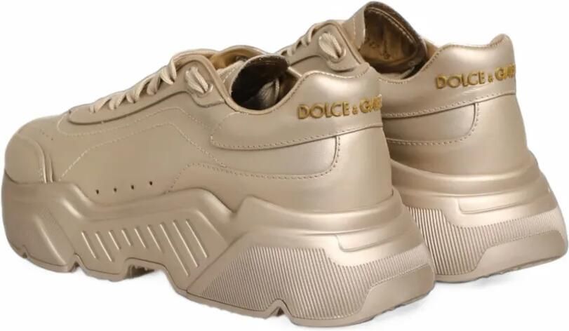 Dolce & Gabbana Daymaster leren sneakers Goud - Foto 5