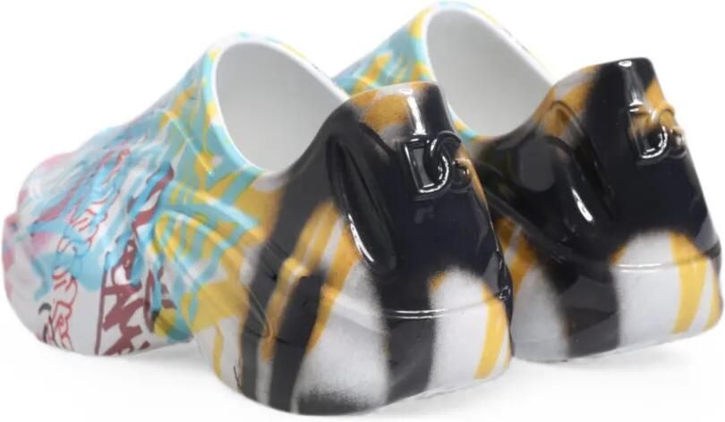 Dolce & Gabbana Daymaster sneakers met graffiti-print Wit - Foto 4