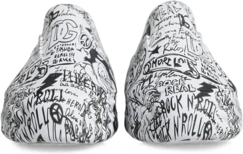 Dolce & Gabbana Daymaster sneakers met graffiti-print Wit - Foto 3