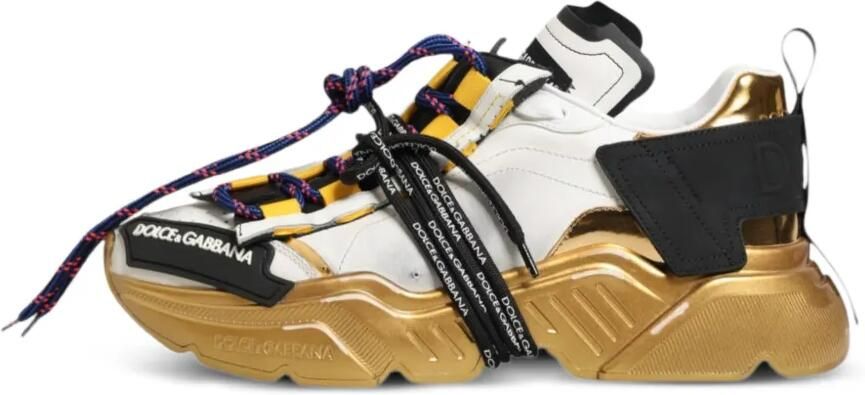 Dolce & Gabbana Daymaster sneakers met logoband Wit - Foto 4