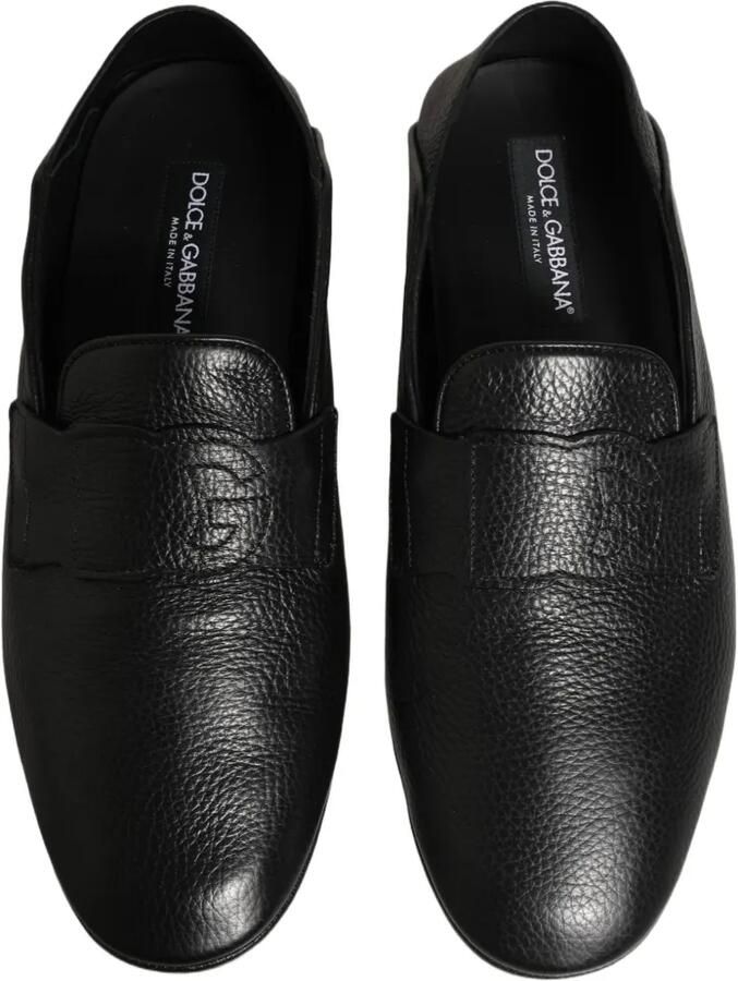 Dolce & Gabbana deerskin driver loafers Zwart - Foto 2