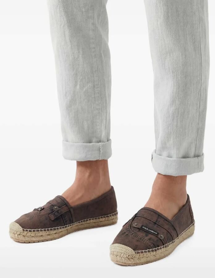 Dolce & Gabbana Denim espadrilles Bruin - Foto 2