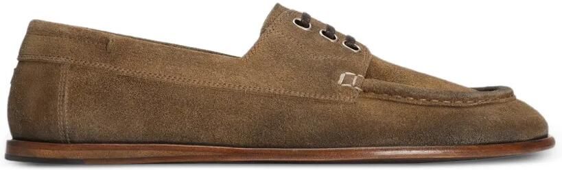 Dolce & Gabbana Derby schoenen in split Bruin