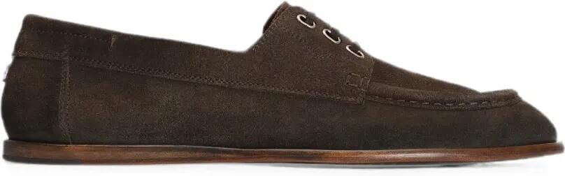 Dolce & Gabbana Derby schoenen in split Bruin