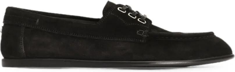 Dolce & Gabbana Derby schoenen in split Zwart