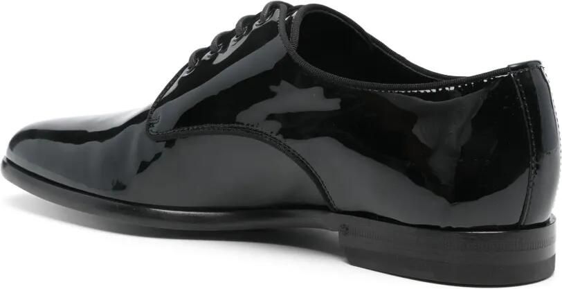 Dolce & Gabbana Derby schoenen met gelakte afwerking Zwart - Foto 4