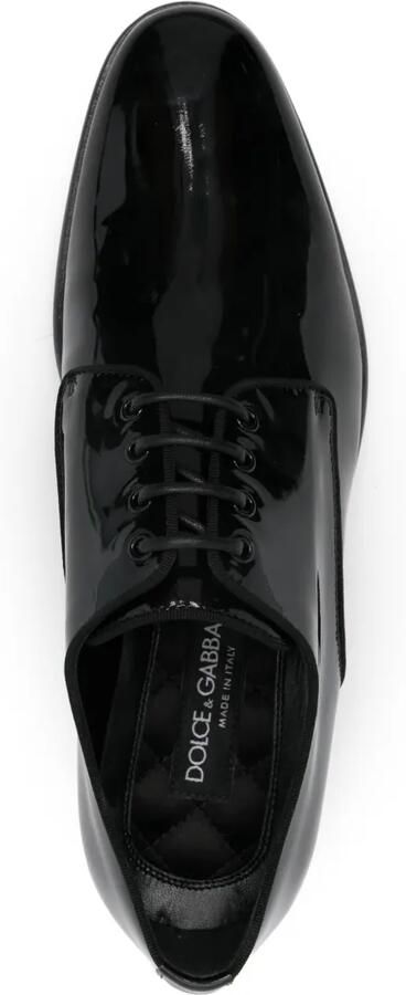 Dolce & Gabbana Derby schoenen met gelakte afwerking Zwart - Foto 5