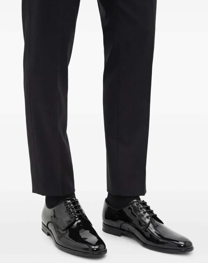 Dolce & Gabbana Derby schoenen met gelakte afwerking Zwart - Foto 2