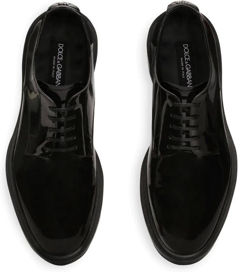 Dolce & Gabbana Derby schoenen met logoplakkaat Zwart - Foto 2