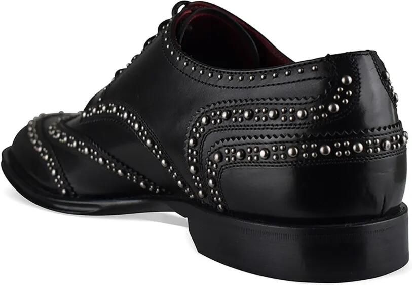 Dolce & Gabbana Derby schoenen met studs Zwart - Foto 2