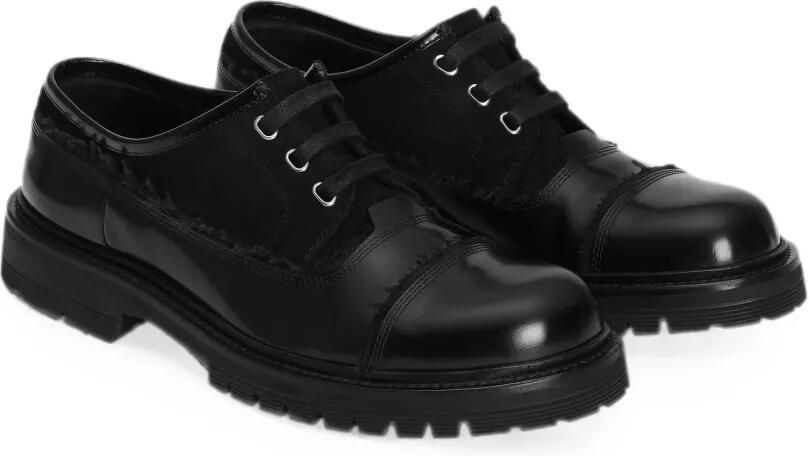 Dolce & Gabbana Derby veterschoenen Zwart