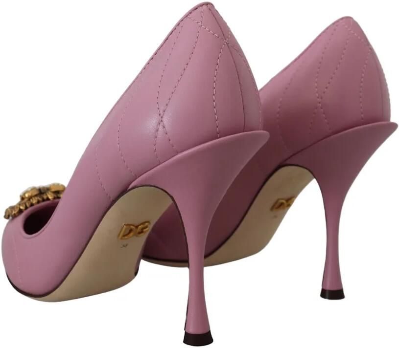 Dolce & Gabbana Devotion gewatteerde leren pumps Roze - Foto 2