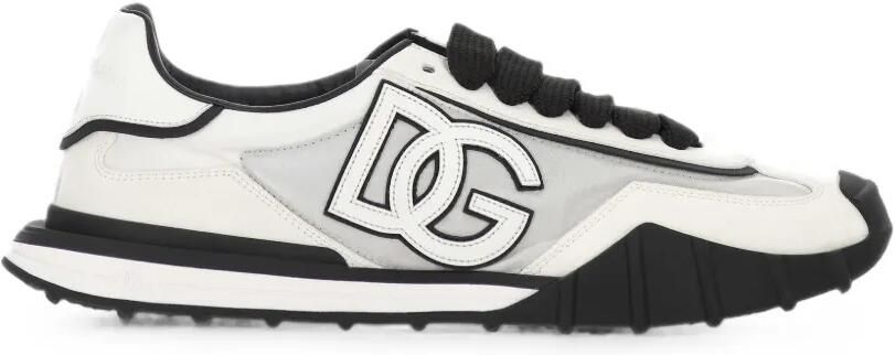 Dolce & Gabbana DG Athletic sneakers met logo-patch Wit
