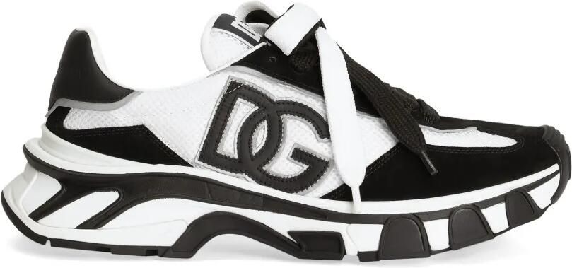 Dolce & Gabbana DG Country Road nylon en leren sneakers Wit