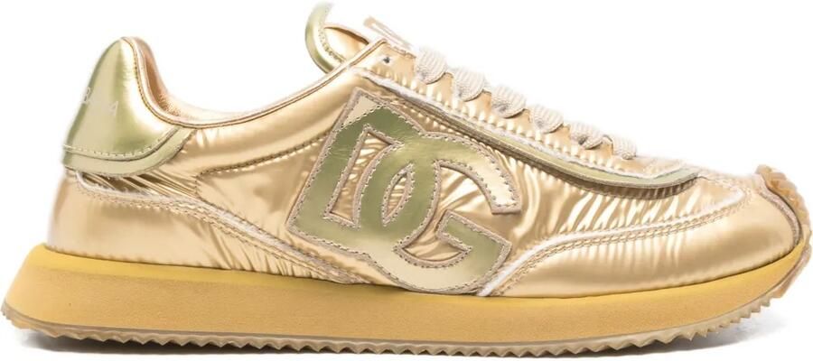 Dolce & Gabbana DG Cushion sneakers met logo Goud