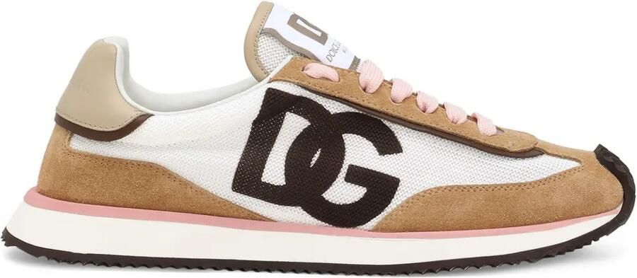 Dolce & Gabbana DG Cushion sneakers van gemixt materiaal Wit