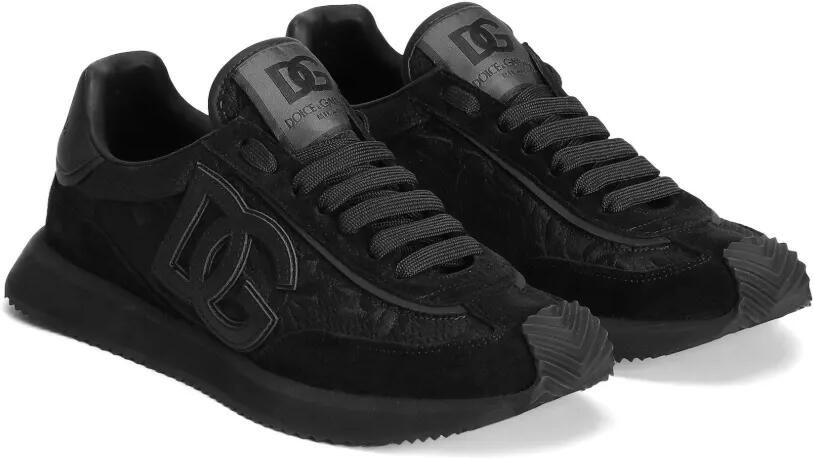Dolce & Gabbana DG Cushion stoffen sneakers Zwart