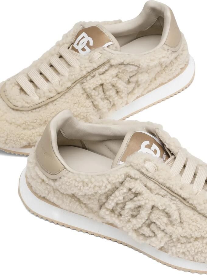Dolce & Gabbana DG lammy sneakers Beige - Foto 2