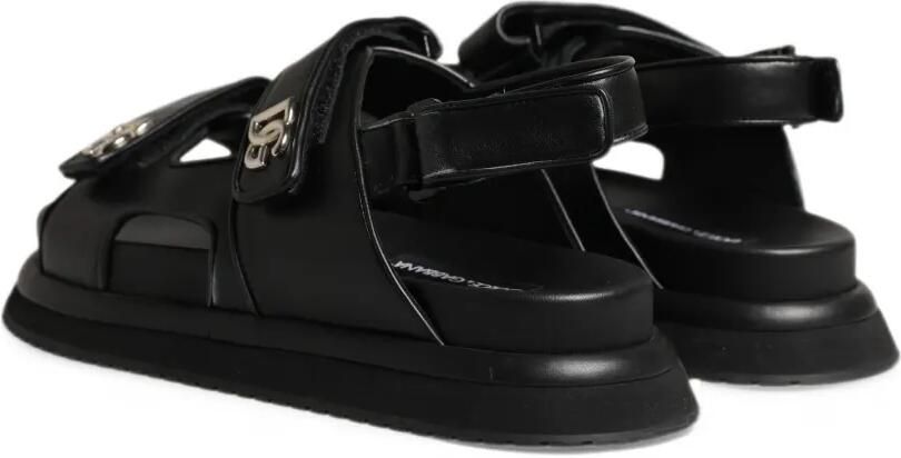 Dolce & Gabbana DG Logo touch-strap sandals Zwart - Foto 5