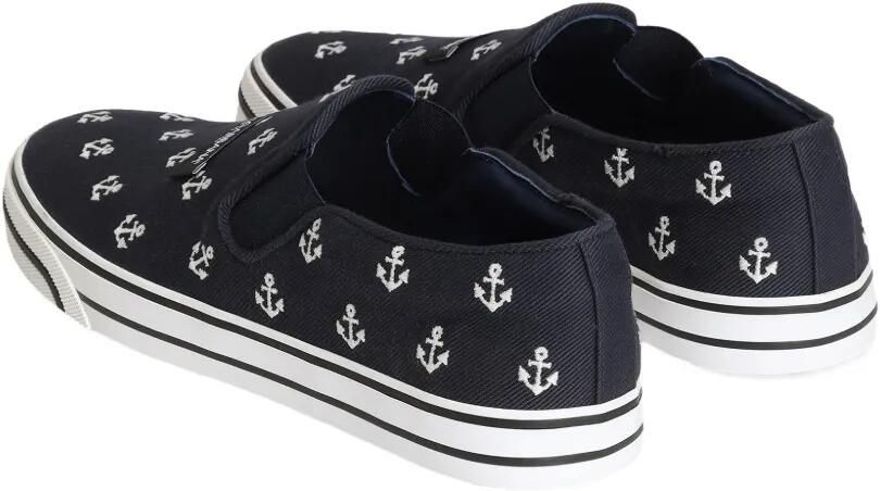 Dolce & Gabbana DG Sailing drill sneakers met borduurwerk Blauw - Foto 4