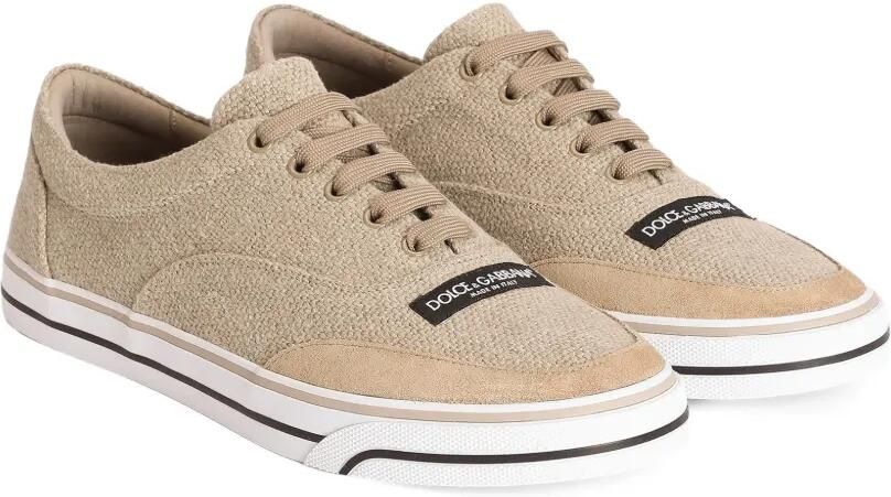 Dolce & Gabbana DG Sailing linnen sneakers Beige - Foto 4