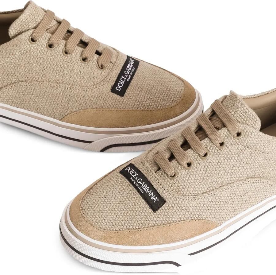 Dolce & Gabbana DG Sailing linnen sneakers Beige - Foto 2