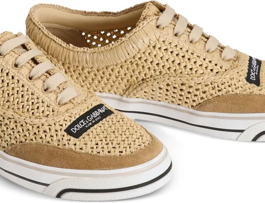 Dolce & Gabbana DG Sailing raffia sneakers Beige - Foto 2