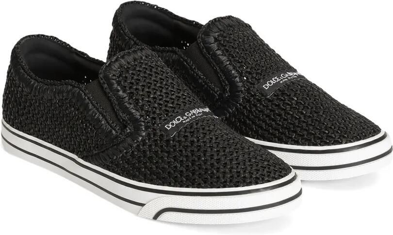 Dolce & Gabbana DG Sailing raffia sneakers Zwart - Foto 3