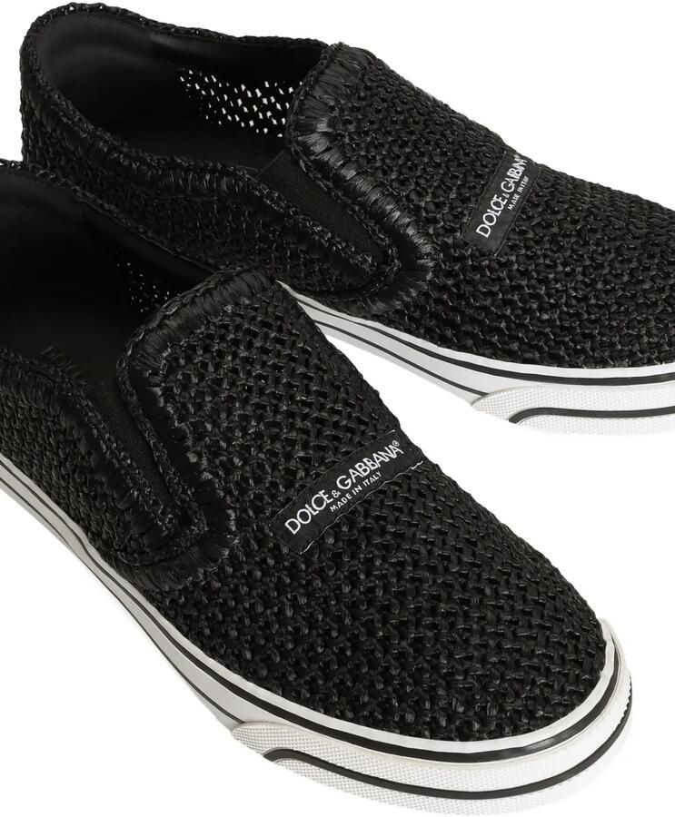 Dolce & Gabbana DG Sailing raffia sneakers Zwart - Foto 2