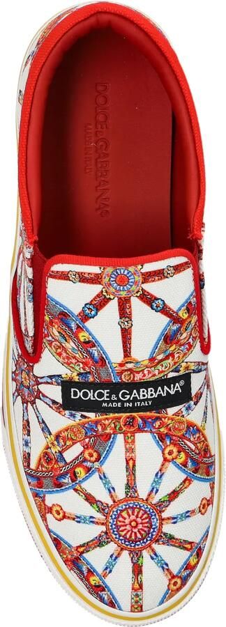 Dolce & Gabbana DG Sailing sneakers met Carretto-print Wit - Foto 4