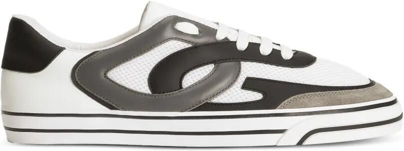 Dolce & Gabbana DG Sailing sneakers met leren vlakken Wit