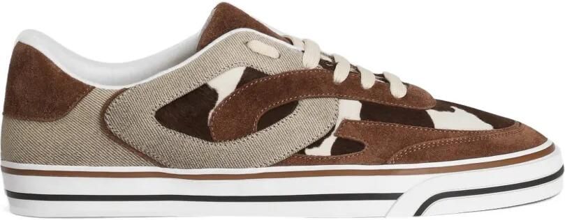 Dolce & Gabbana DG Sailing sneakers met print Bruin