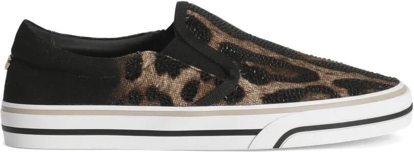 Dolce & Gabbana DG Sailing sneakers met print Zwart