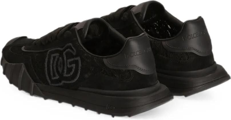 Dolce & Gabbana DG sneakers met kanten vlak Zwart - Foto 3
