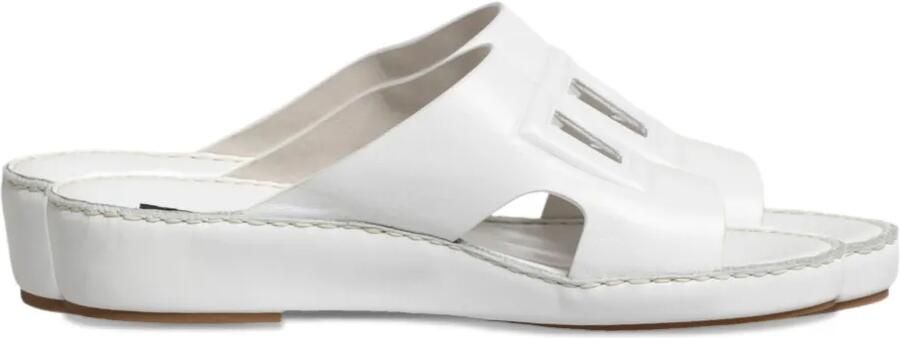 Dolce & Gabbana DG uitgesneden sandalen Wit