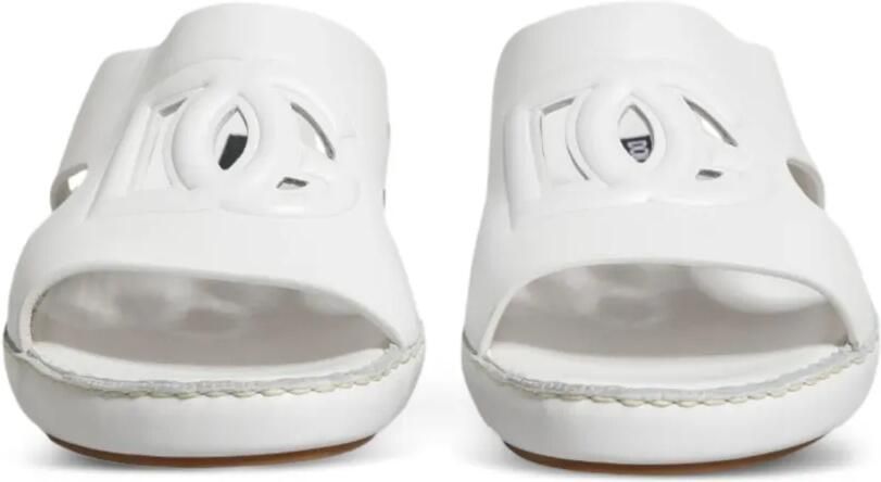 Dolce & Gabbana DG uitgesneden sandalen Wit - Foto 3