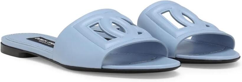 Dolce & Gabbana DNA DG Logo leren sandalen Blauw - Foto 4