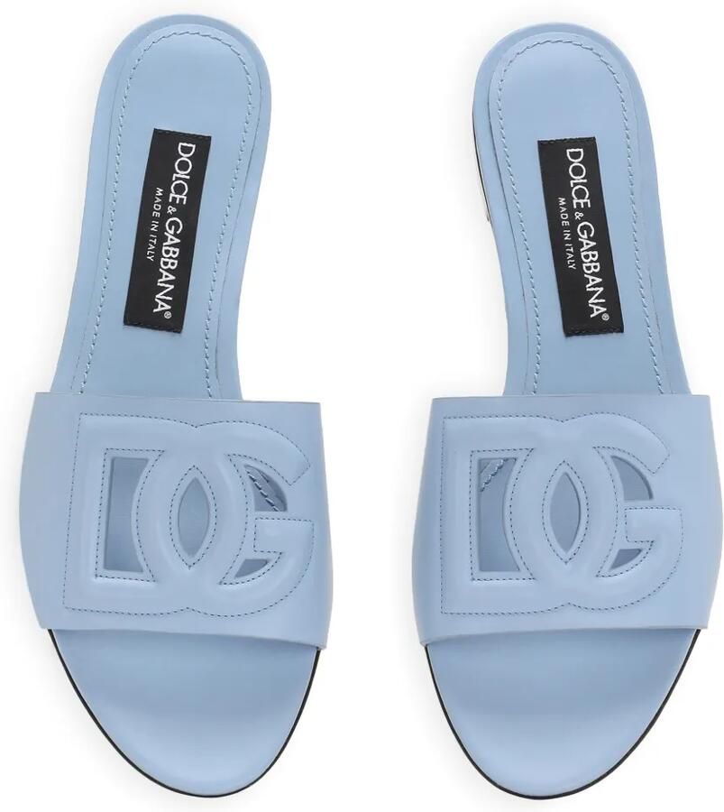 Dolce & Gabbana DNA DG Logo leren sandalen Blauw - Foto 2
